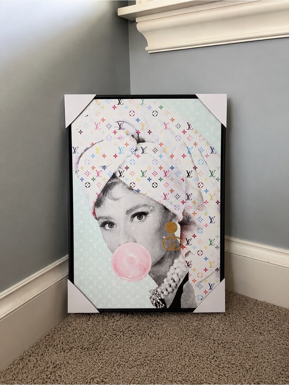 Oliver Gal Pop Art Audrey Hepburn Print